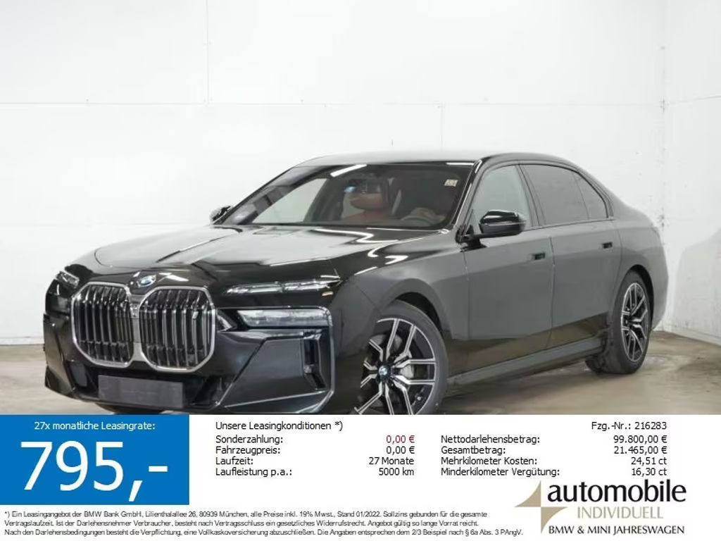 BMW i7 M-Sport xDrive Sedan