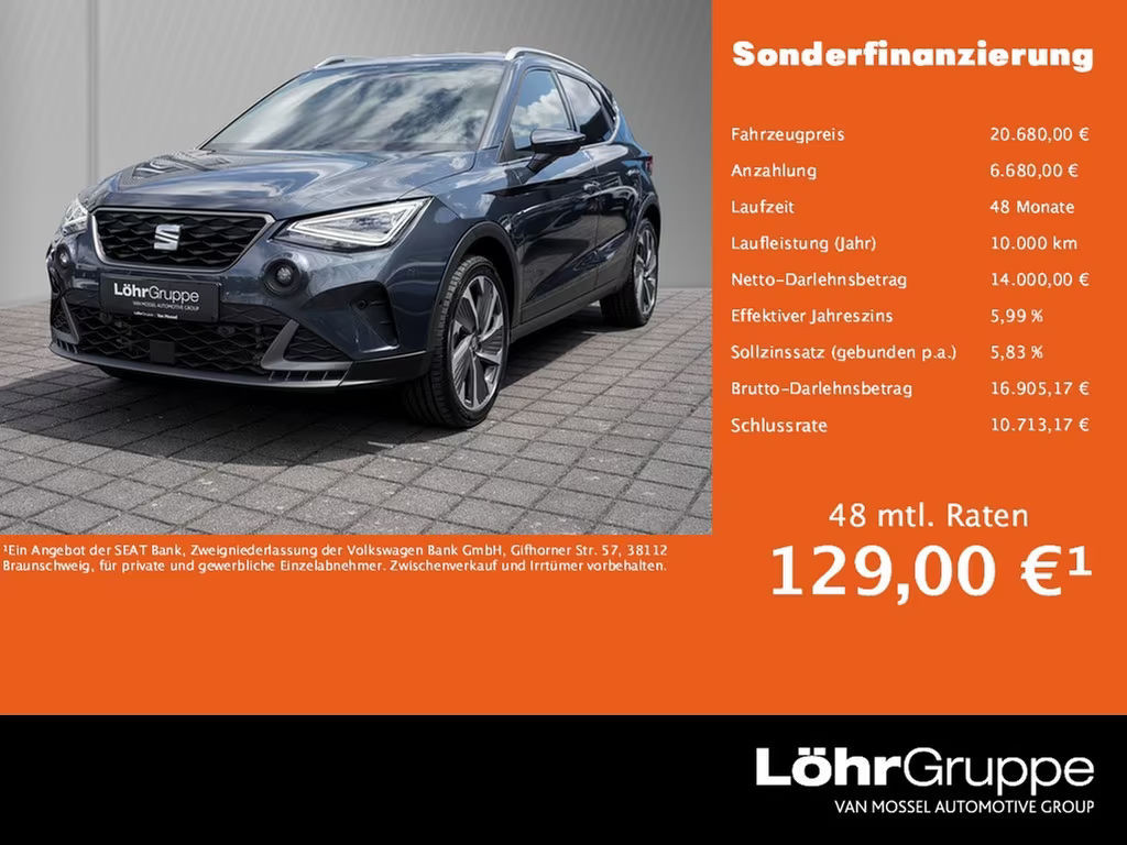 Seat Arona FR-lijn 1.0 TSI DSG