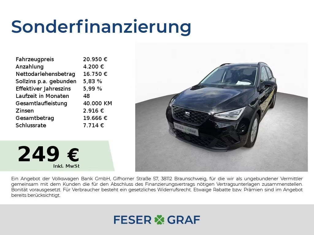 Seat Arona Style 1.0 TSI