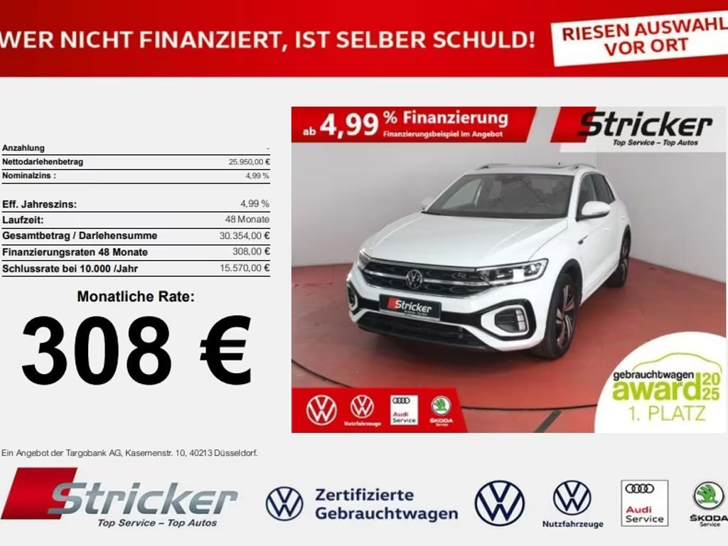 Volkswagen T-Roc DSG R-Line