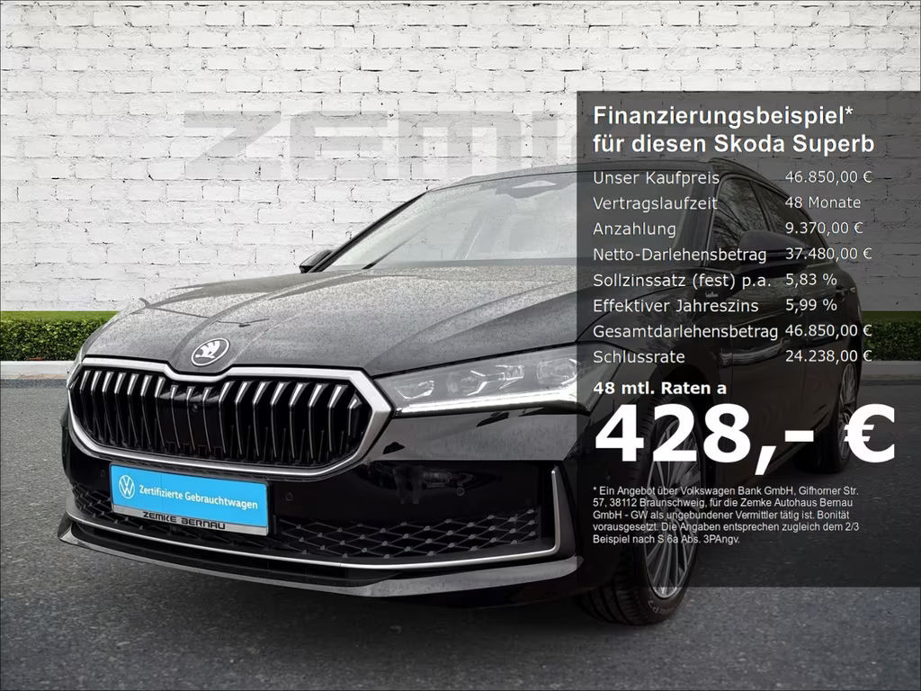 Skoda Superb Combi 4x4 2.0 TSI