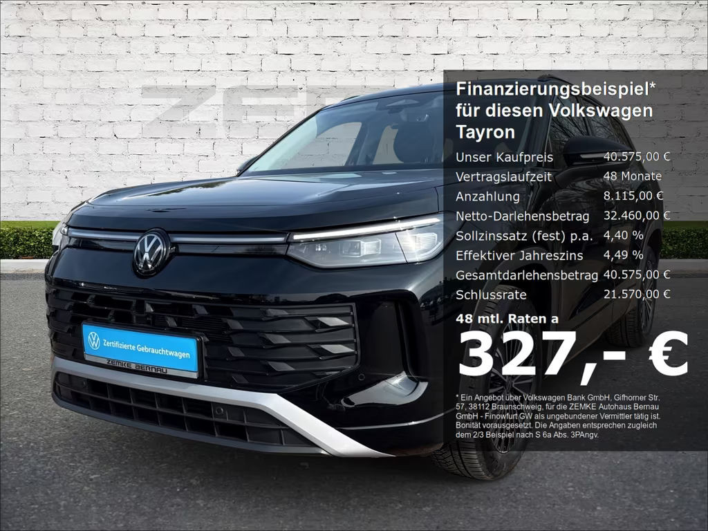 Volkswagen Tayron DSG Life 2.0 TDI