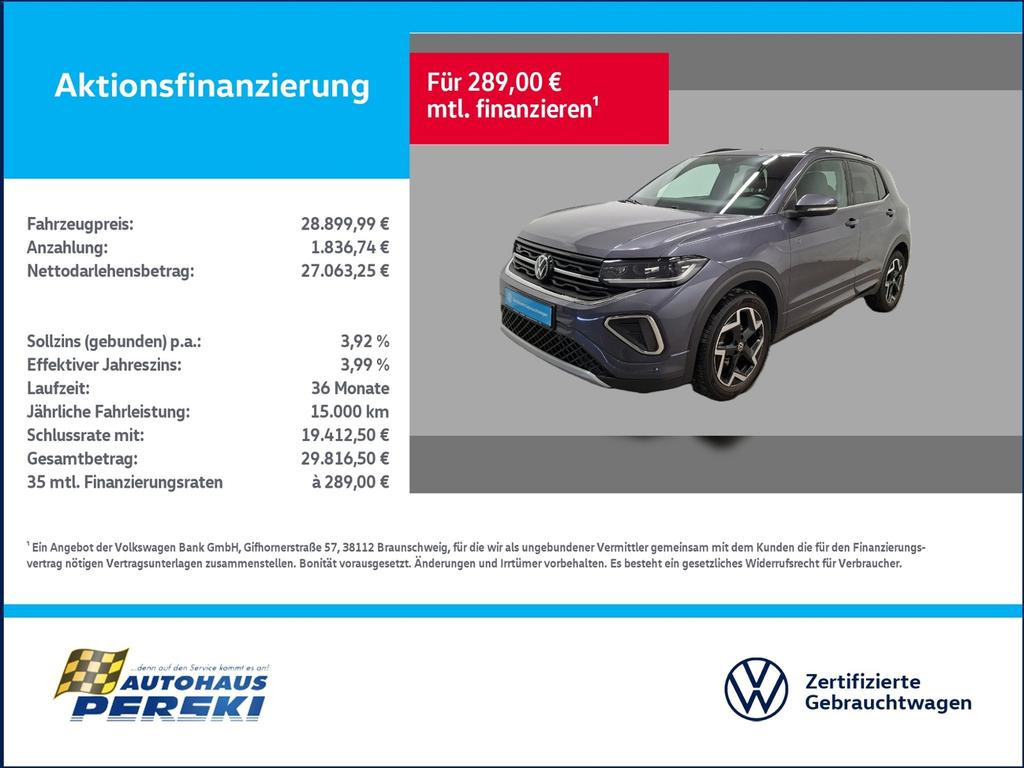 Volkswagen T-Cross DSG R-Line 1.5 TSI