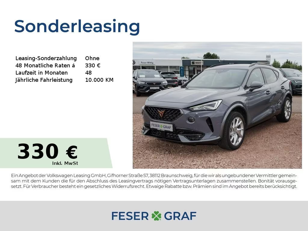 Cupra Formentor 4Drive 2.0 TSI DSG