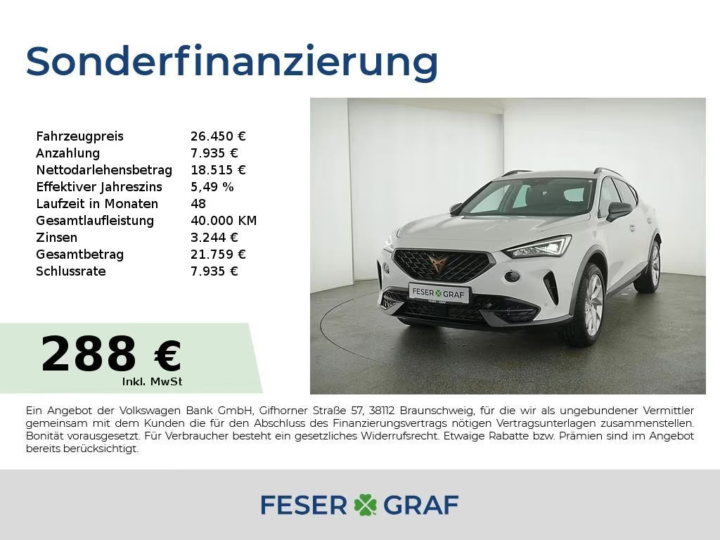Cupra Formentor 1.5 TSI DSG