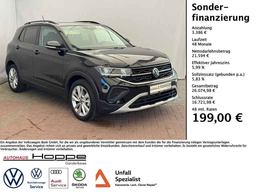 Volkswagen T-Cross DSG Life 1.0 TSI