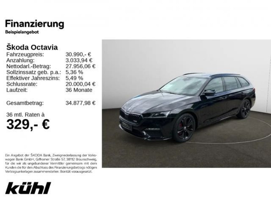 Skoda Octavia Combi RS 2.0 TSI