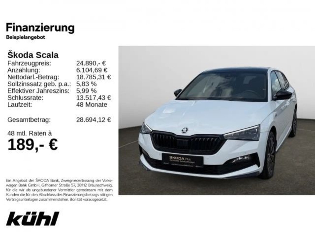 Skoda Scala Monte Carlo 1.5 TSI