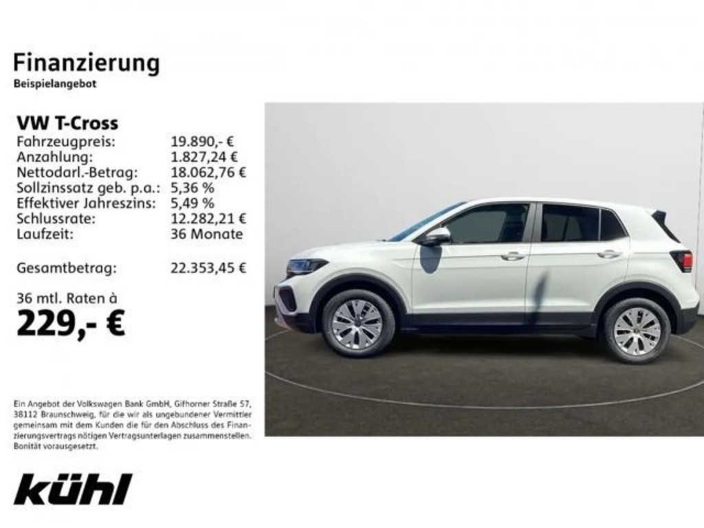 Volkswagen T-Cross 1.0 TSI