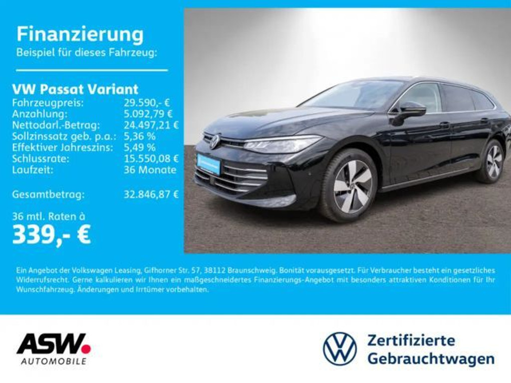 Volkswagen Passat Business DSG Variant 2.0 TDI