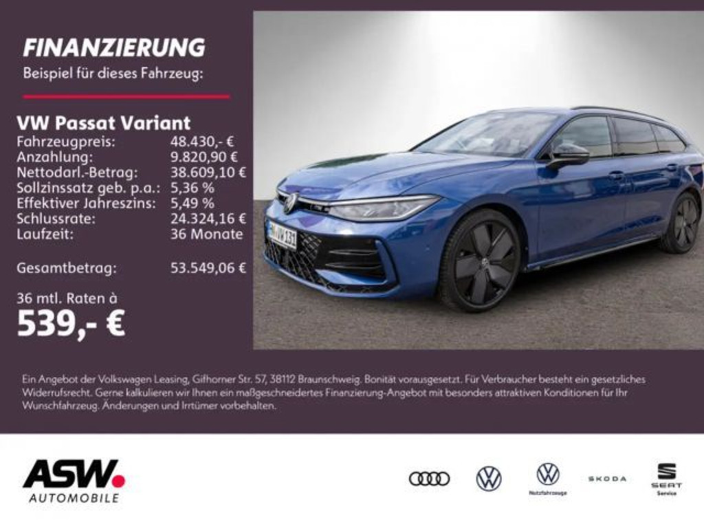 Volkswagen Passat 4Motion DSG Variant R-Line 2.0 TDI