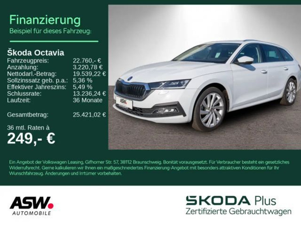 Skoda Octavia Style Combi 2.0 TDI Style