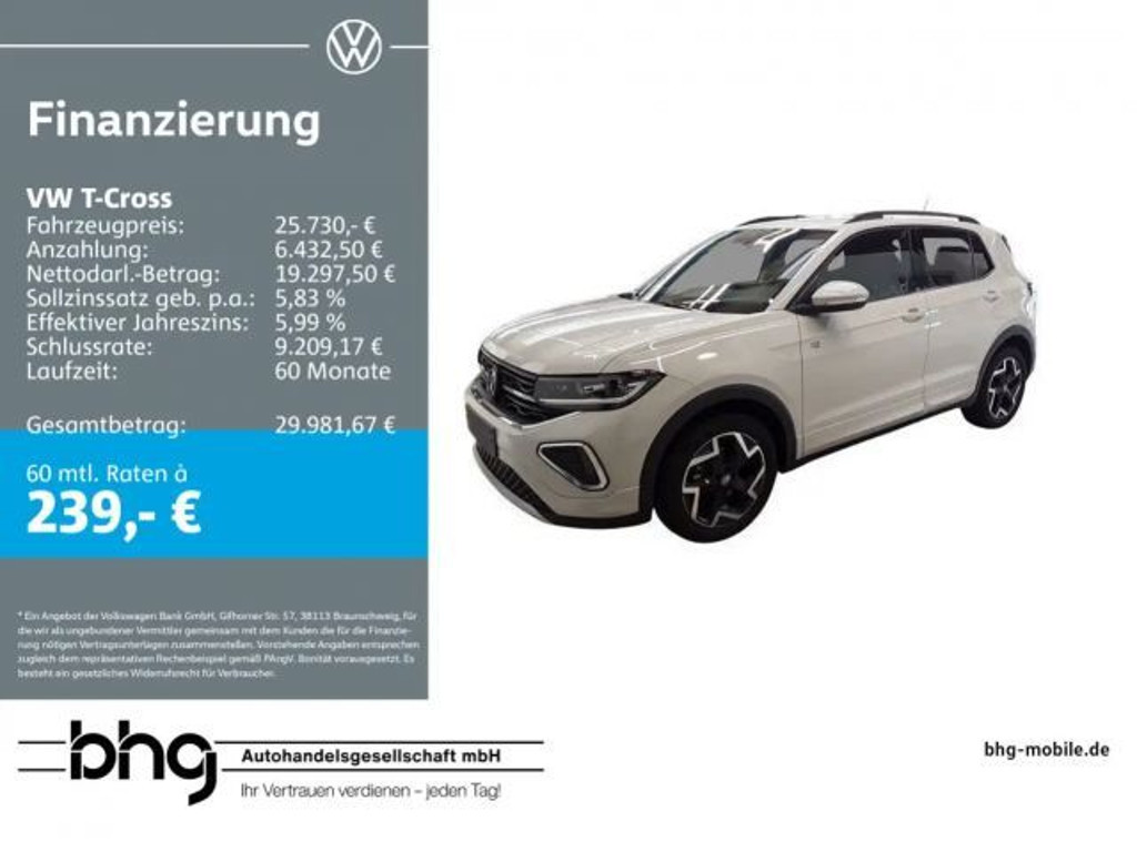 Volkswagen T-Cross DSG R-Line