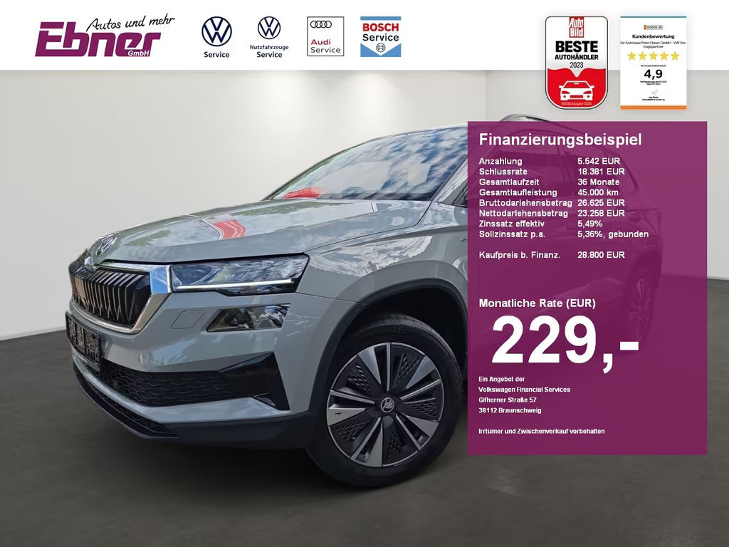 Skoda Karoq 1.5 TSI Tour