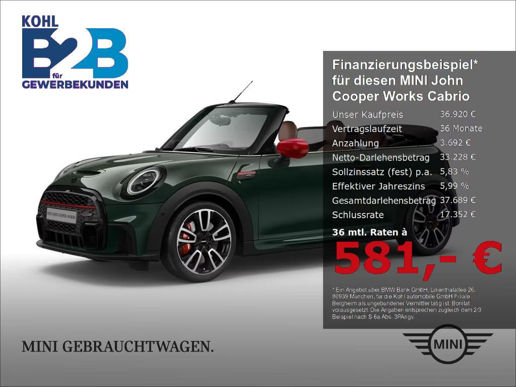 Mini John Cooper Works Cabrio John Cooper Works