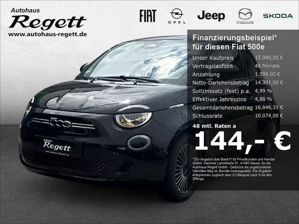 Fiat 500e Icon