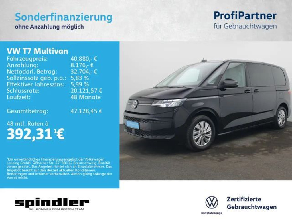 Volkswagen Multivan DSG Life 2.0 TSI T7