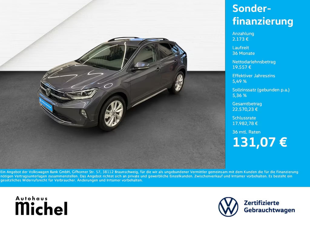 Volkswagen Taigo DSG Life 1.0 TSI IQ.Drive