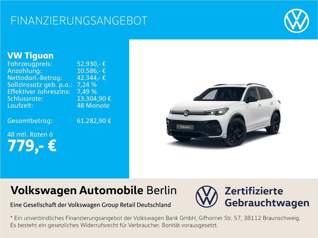 Volkswagen Tiguan 4Motion DSG R-Line 2.0 TSI