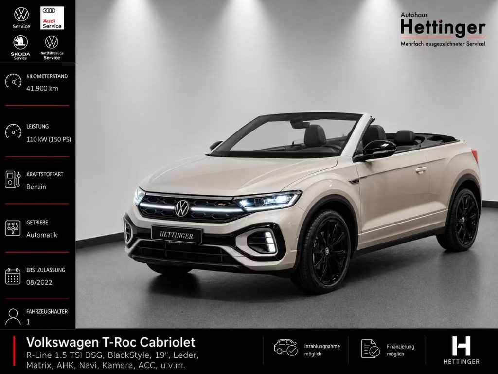 Volkswagen T-Roc DSG Cabriolet R-Line 1.5 TSI