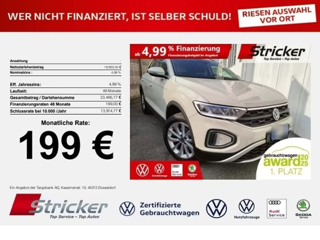 Volkswagen T-Roc Life 1.0 TSI