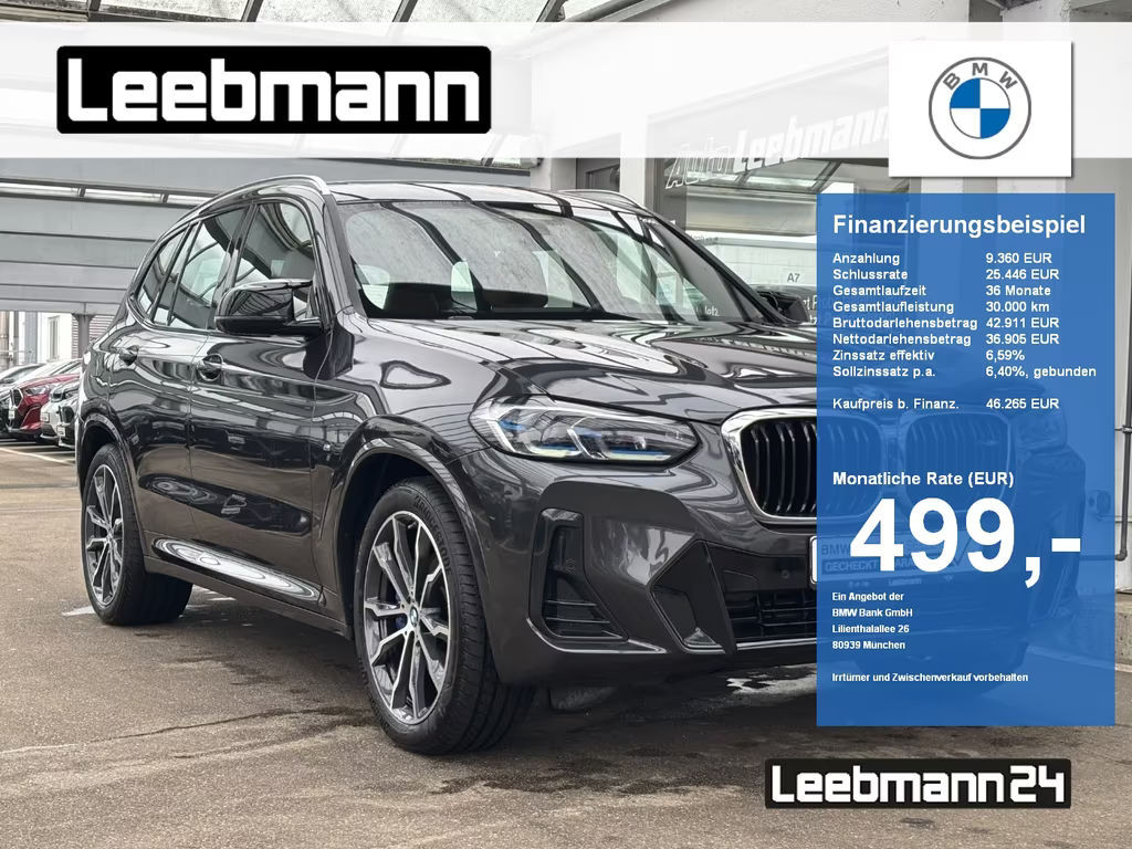 BMW X3 d M-Sitze/GSD/StandHz/HK/HUD 2.J.GARANTIE