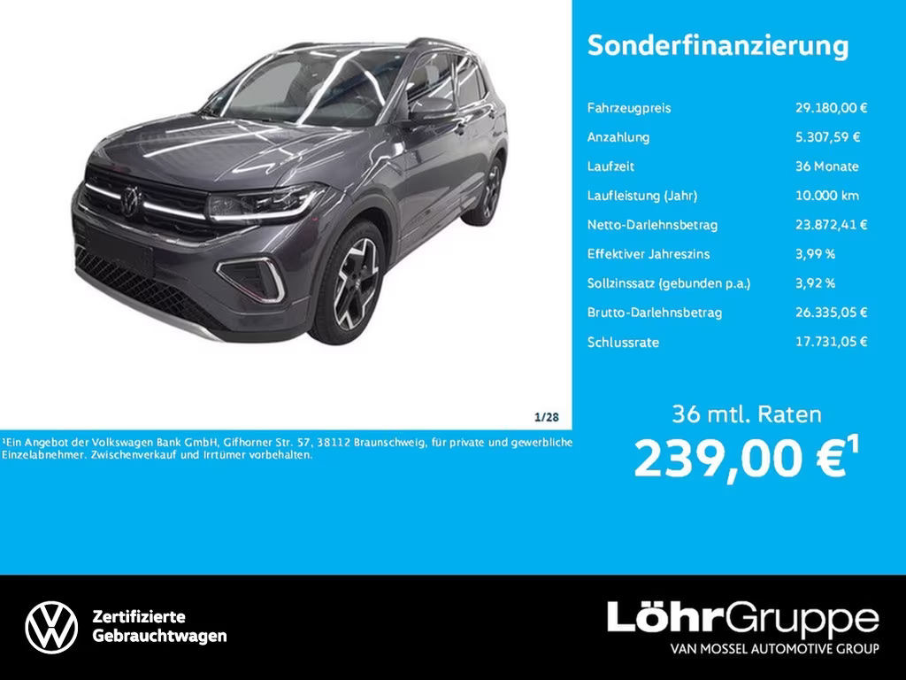Volkswagen T-Cross DSG R-Line 1.5 TSI