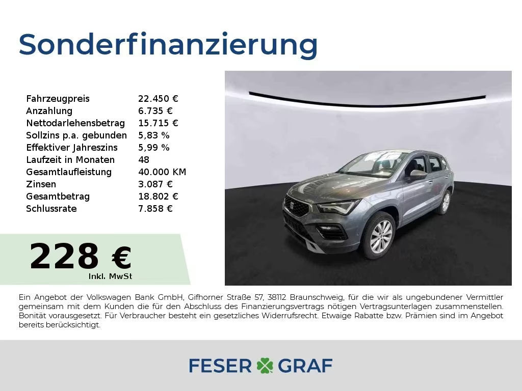 Seat Ateca Style DSG