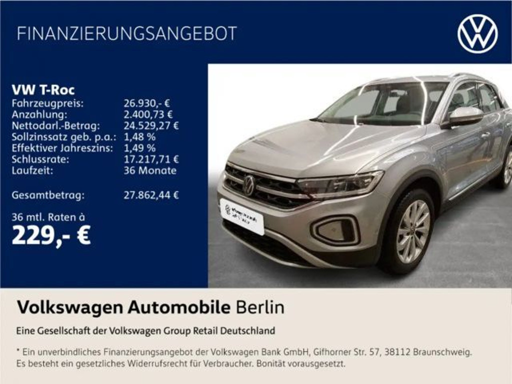 Volkswagen T-Roc Style 2.0 TDI