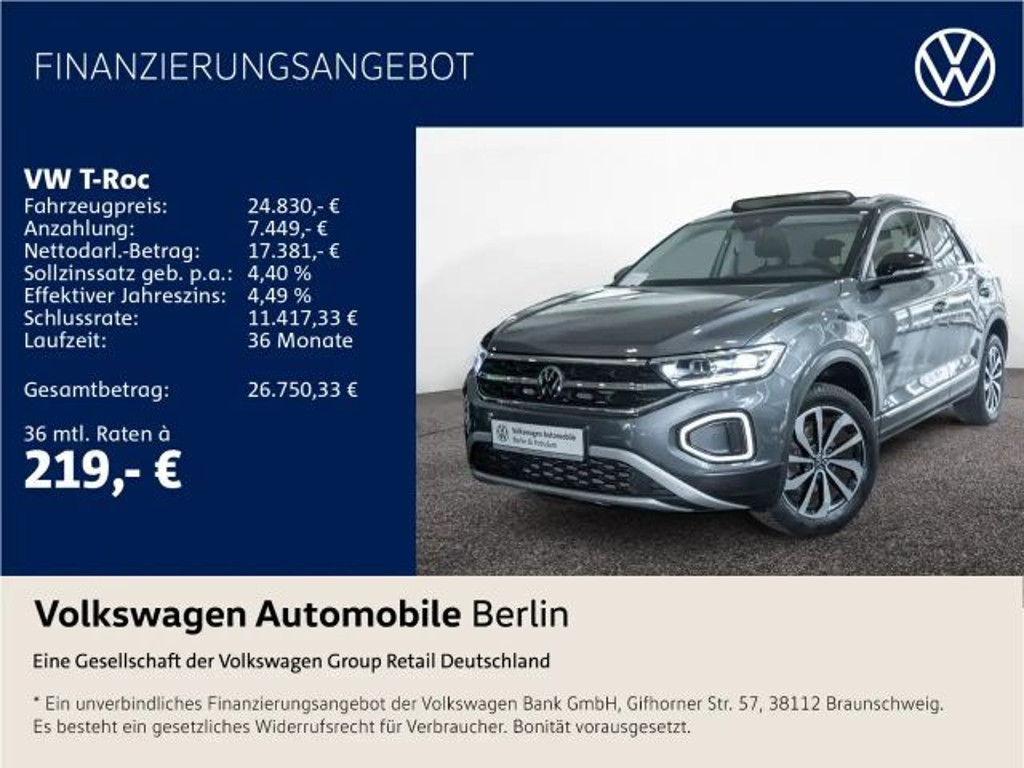 Volkswagen T-Roc DSG Style 1.5 TSI