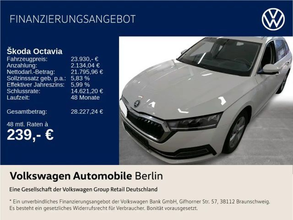 Skoda Octavia Style Combi 2.0 TDI Style
