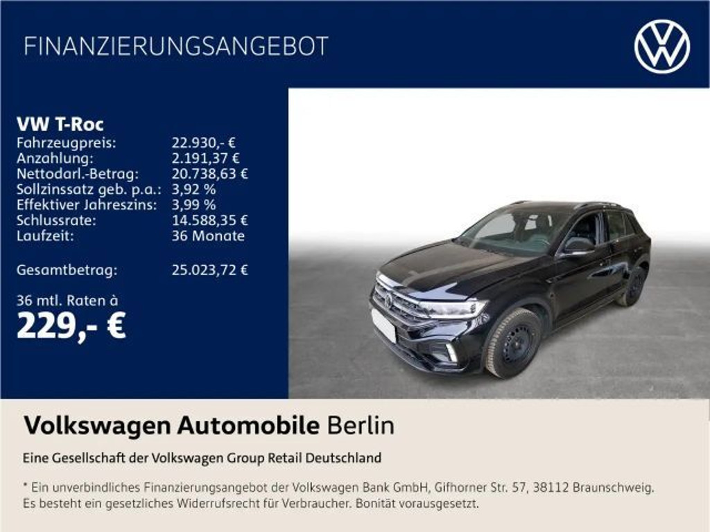 Volkswagen T-Roc R-Line 1.0 TSI