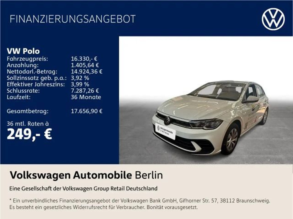 Volkswagen Polo Life 1.0 TSI