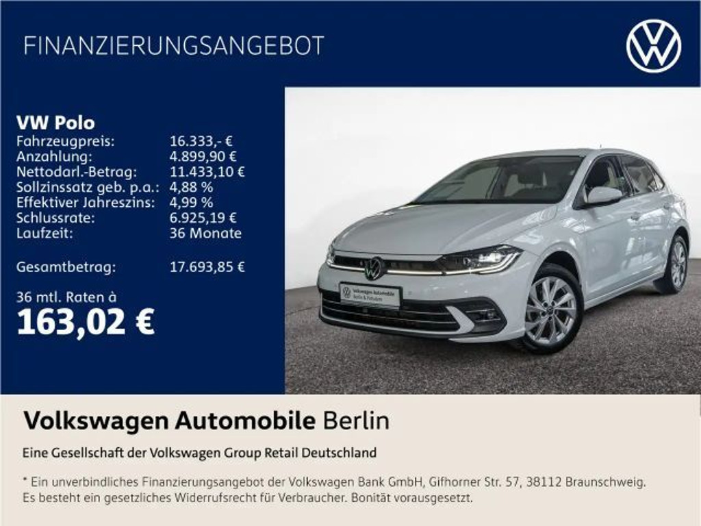 Volkswagen Polo Style 1.0 TSI