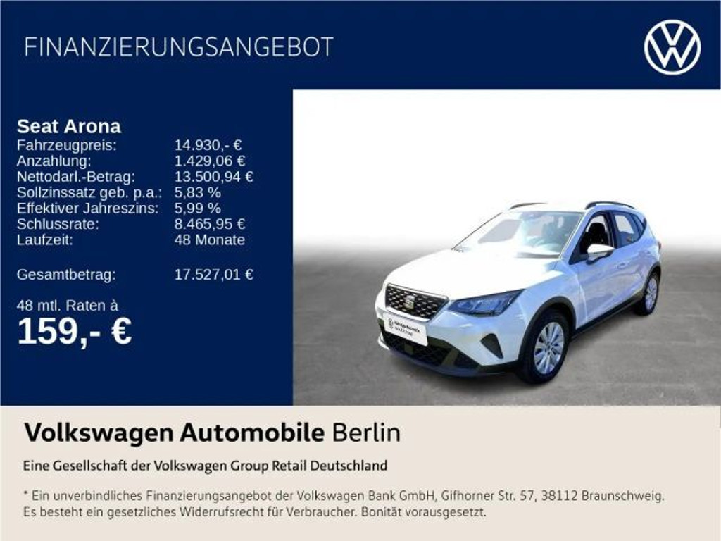 Seat Arona Style 1.0 TSI