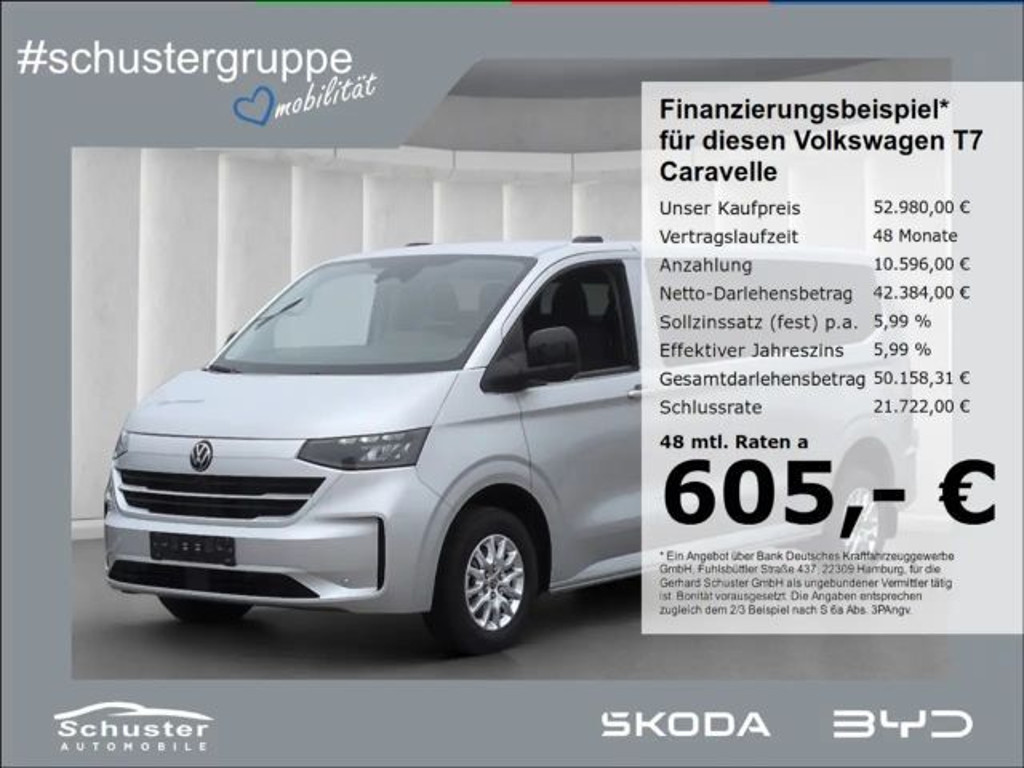 Volkswagen Caravelle Life Lang T7