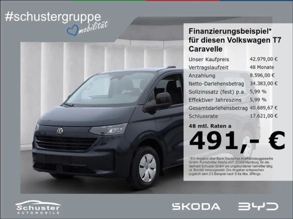 Volkswagen Caravelle Life Lang T7