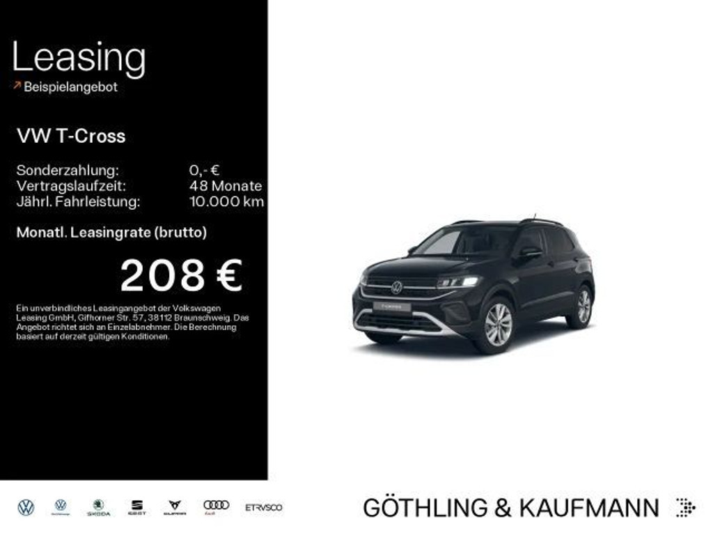 Volkswagen T-Cross Life 1.0 TSI