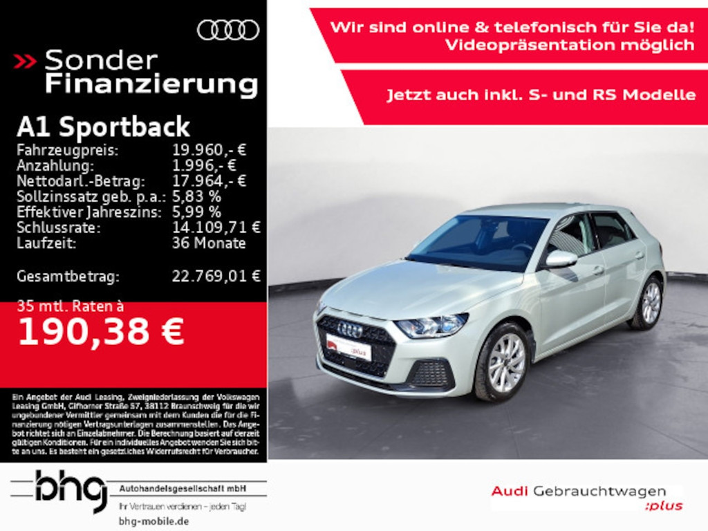 Audi A1 Sportback 30 TFSI