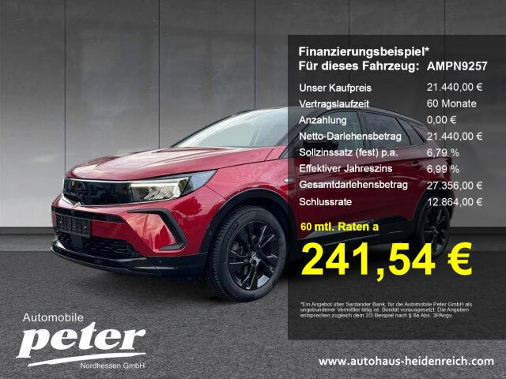 Opel Grandland Grand Sport 1.2 Turbo Turbo GS-Line