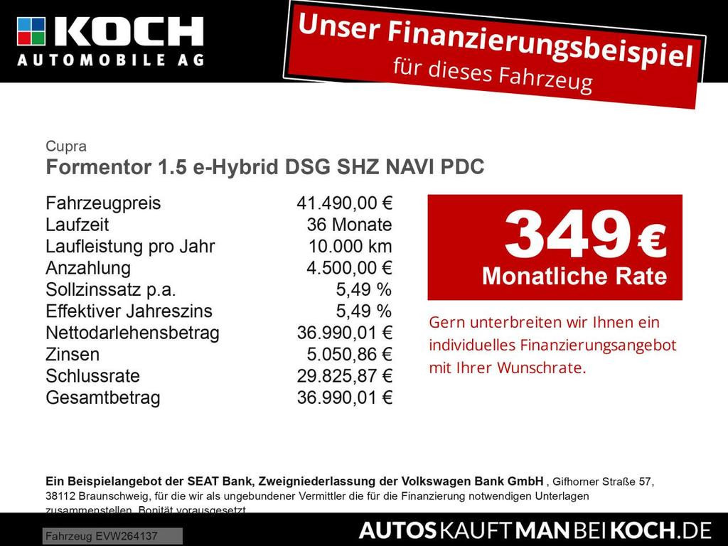 Cupra Formentor DSG e-Hybrid