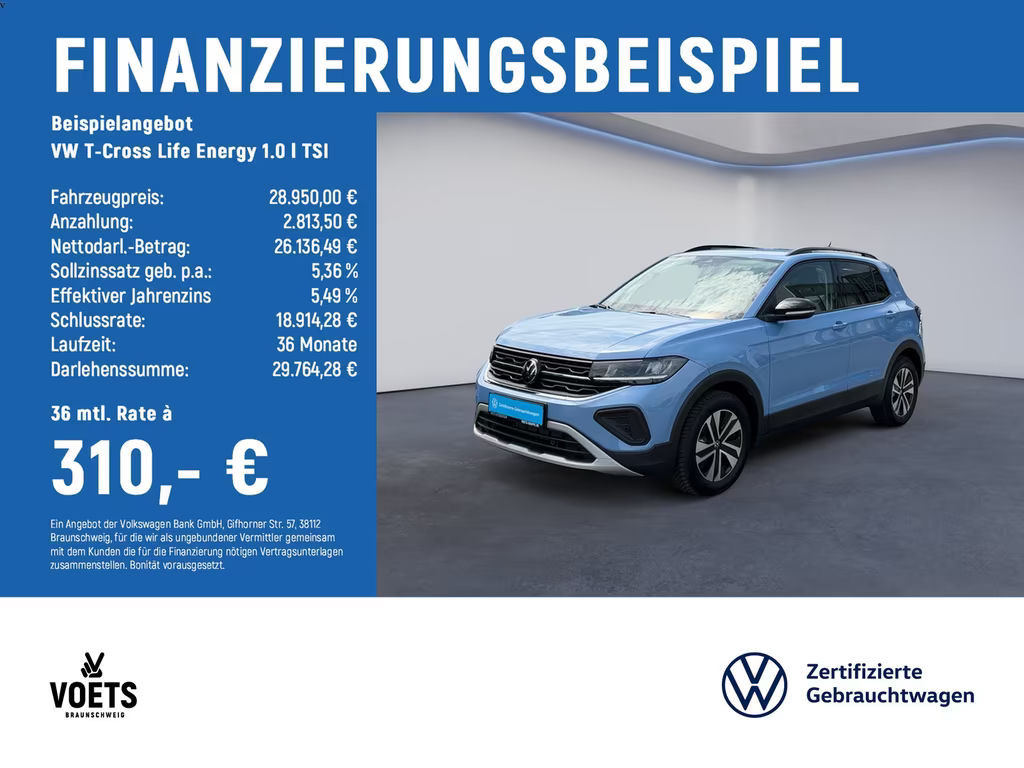 Volkswagen T-Cross Life