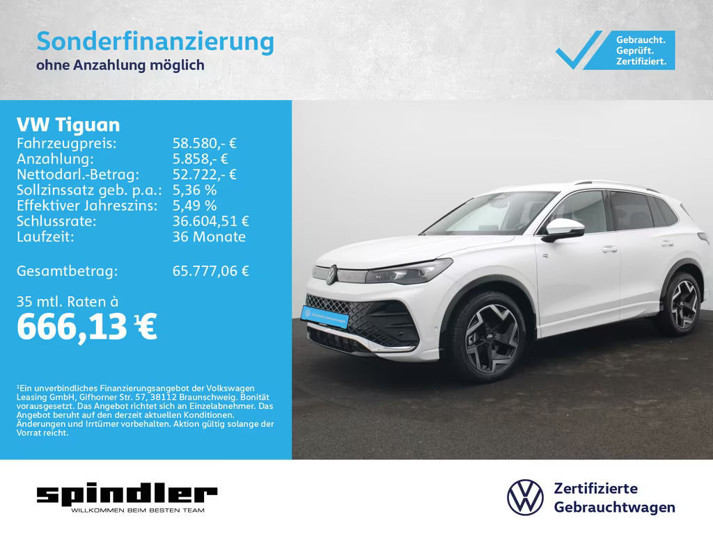 Volkswagen Tiguan DSG R-Line IQ.Drive 2.0 TDI