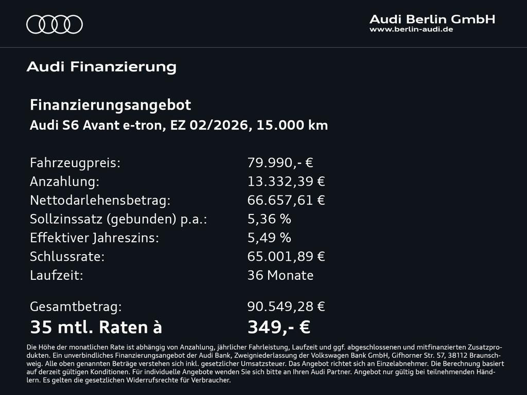 Audi S6 e-tron Avant