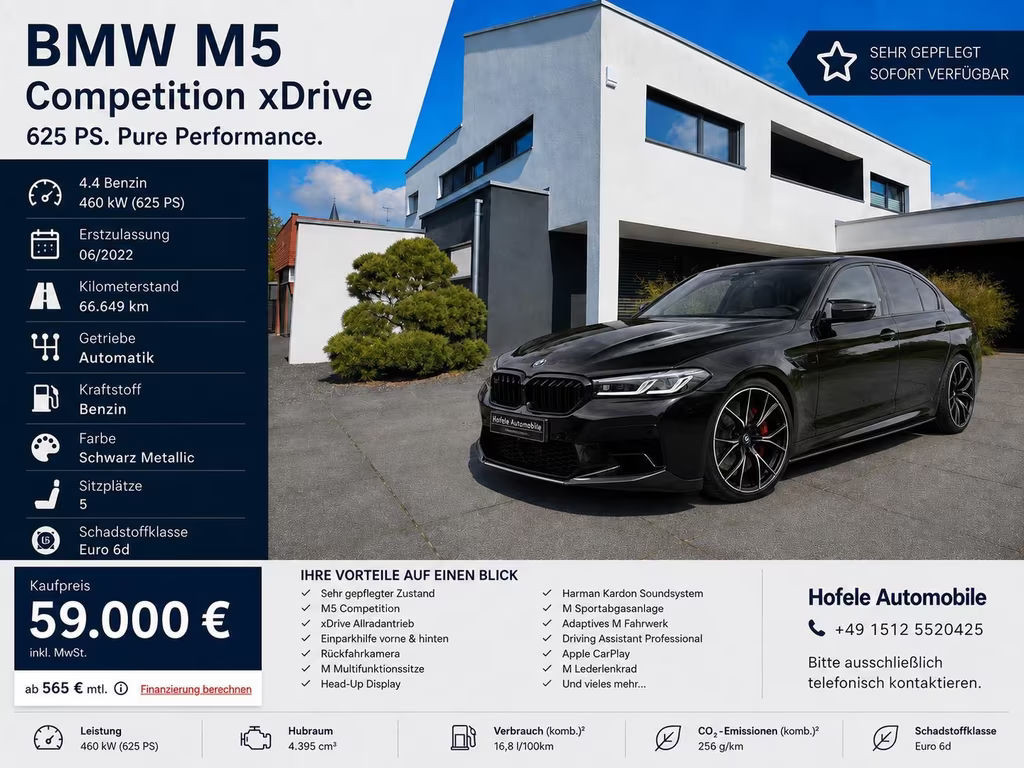 BMW M5 xDrive Competition Sedan