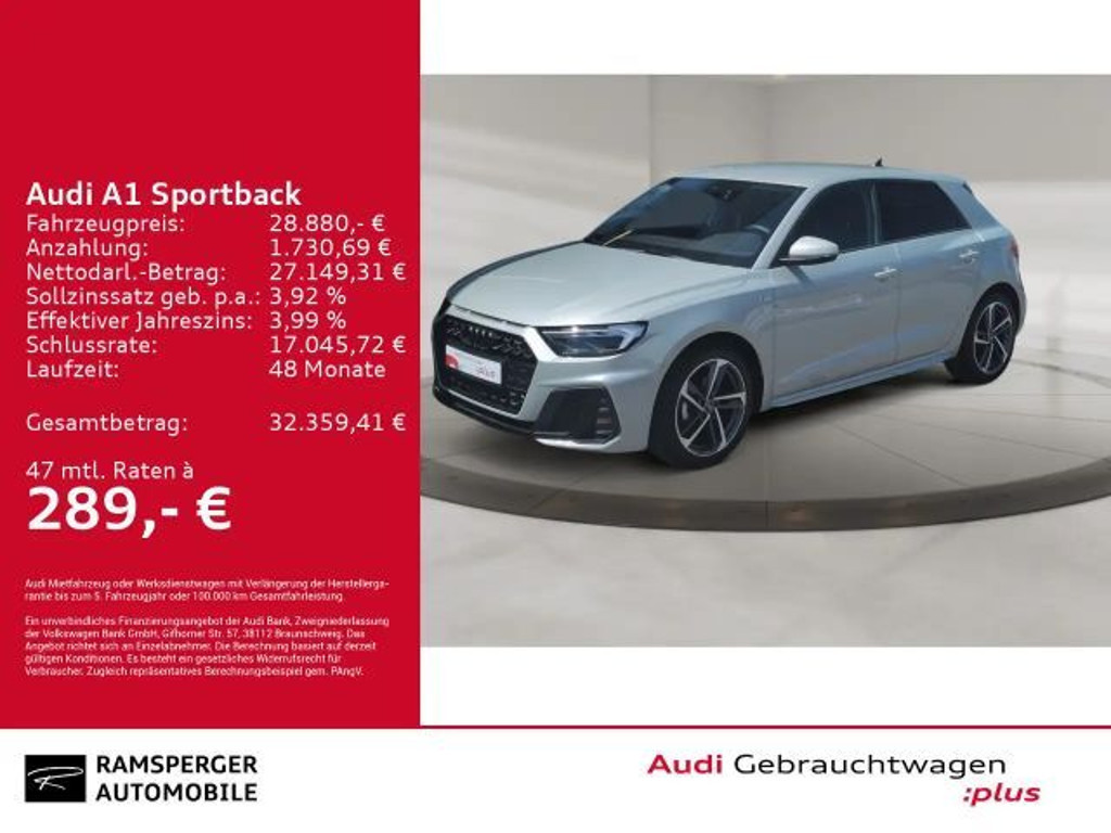 Audi A1 S-Line 25 TFSI
