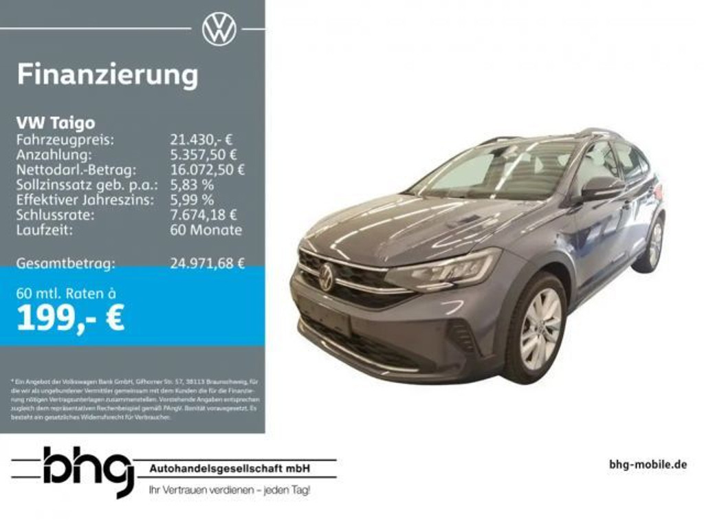 Volkswagen Taigo DSG 1.0 TSI