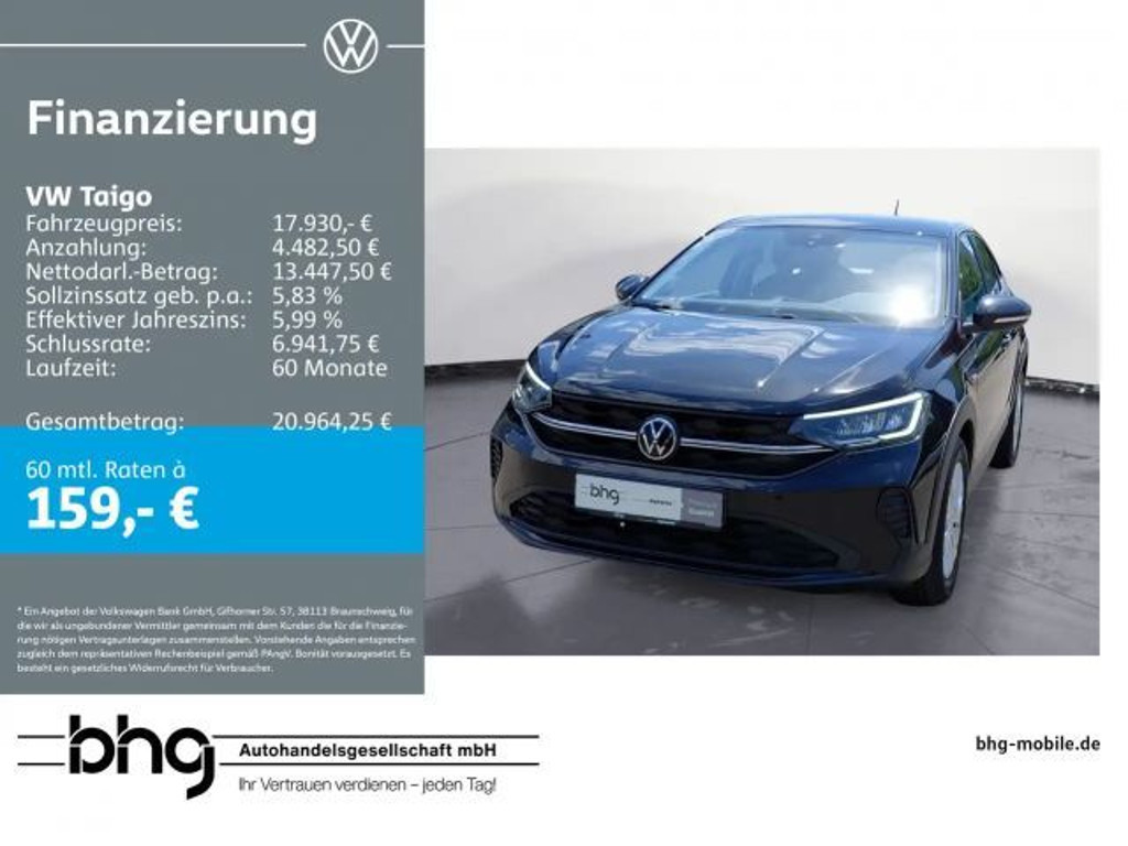 Volkswagen Taigo 1.0 TaigoBT070 TSIM5F