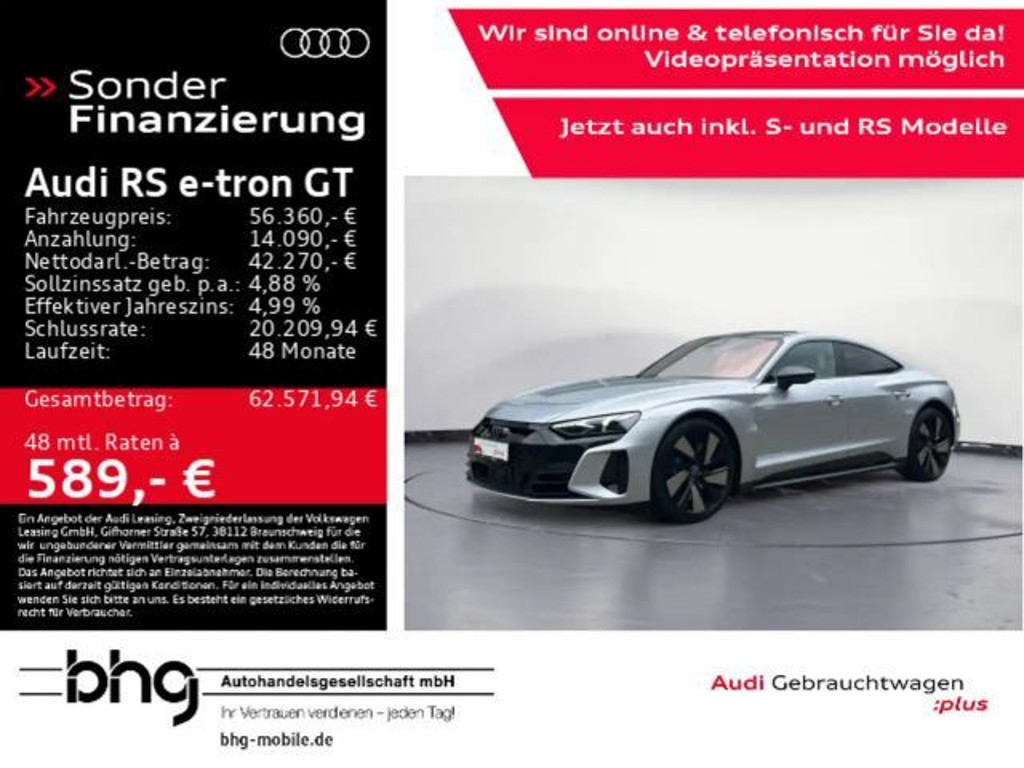 Audi RS e-tron GT .