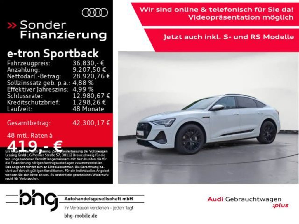 Audi e-tron Quattro S-Line 55